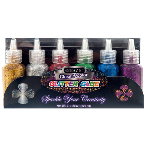 Glitter Glue, 6 Count (24 Pack)