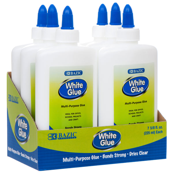 Jumbo White Glue, 7.6 oz (24 Pack)