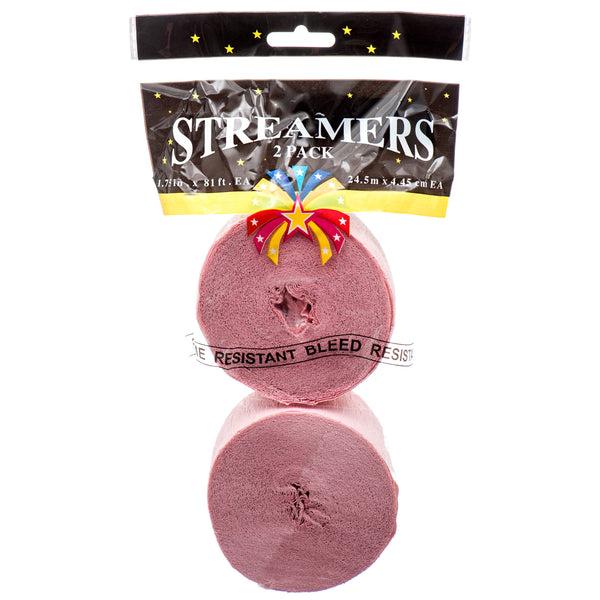 Streamer 2Pc Light Pink #S1439 (12 Pack)