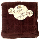 Kitchen Towel Terry 2Pk Solid Sq 14X14" Asst (36 Pack)