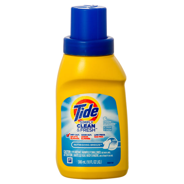 Tide Liquid Laundry Detergent, Refreshing Breeze, 10 oz (12 Pack)