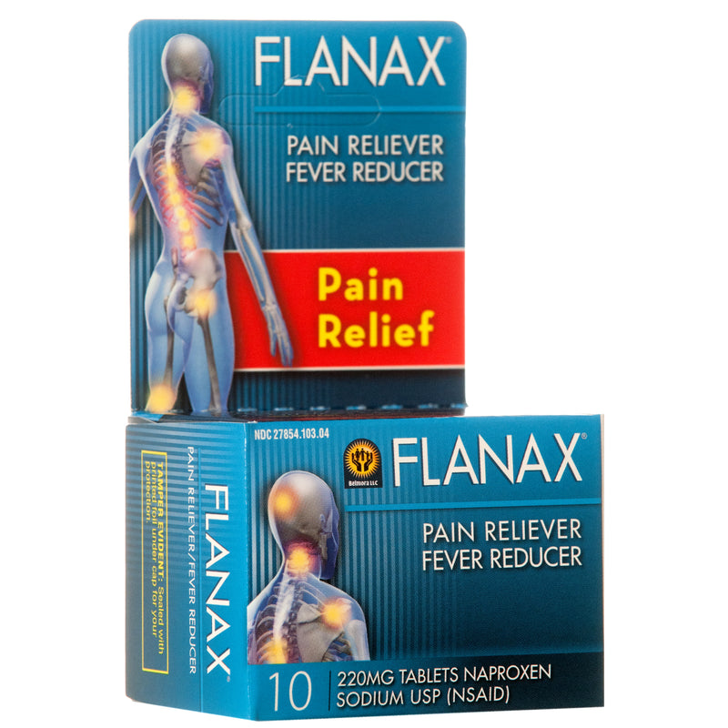 Flanax Pain Relief Tablets, 10 Count (12 Pack)