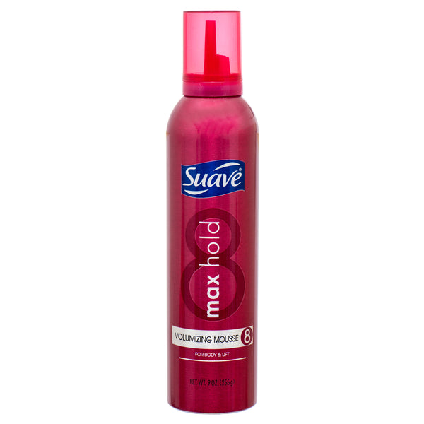 Suave Styling Aid Max Hold Mousse 9Z (12 Pack)