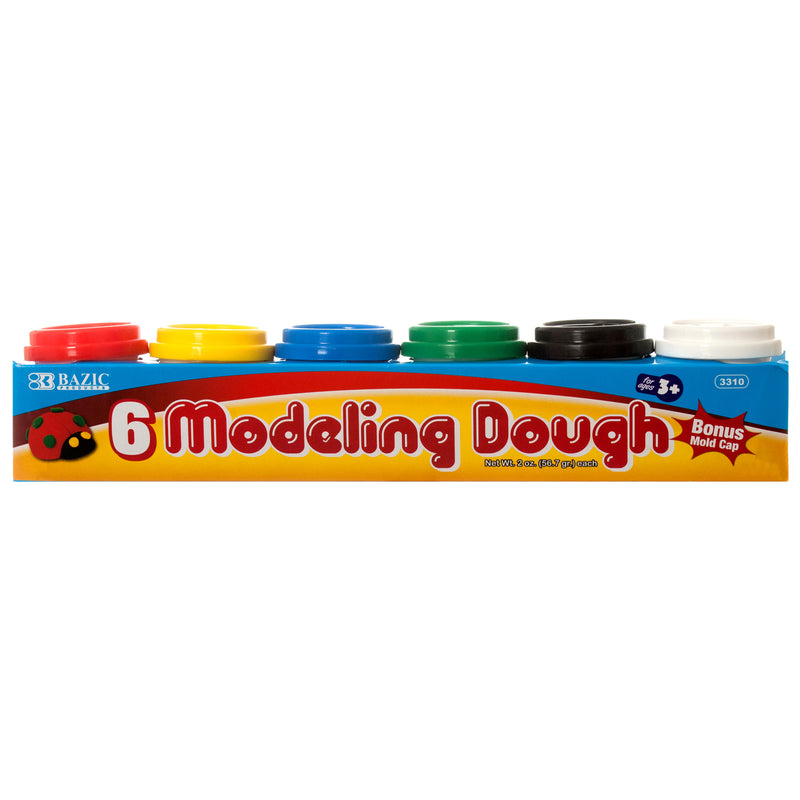 Colorful Modeling Dough, 6 Count (24 Pack)