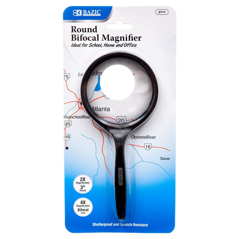 Bifocal 3" Magnifier (24 Pack)