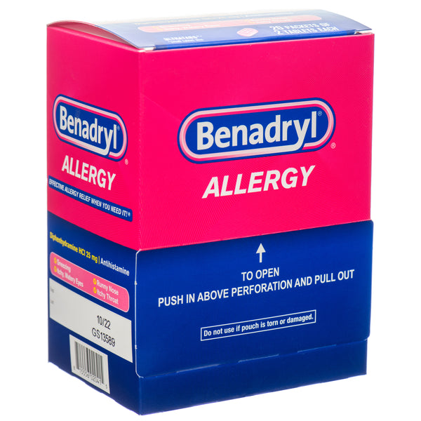Benadryl Allergy Relief 2Pc (20 Pack)