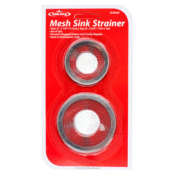 Table King Sink Strainer Mesh 2Pc (24 Pack)