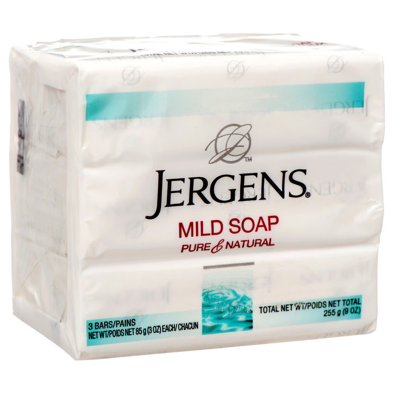 Jergens Mild Soap 3 Bar 3 Oz Each (32 Pack)