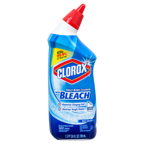 Clorox Toilet Bowl Cleaner w/ Bleach, 24 oz (12 Pack)