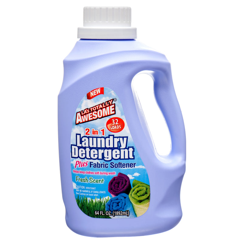 LA’s Totally Awesome Liquid Laundry Detergent, 64 oz (8 Pack)
