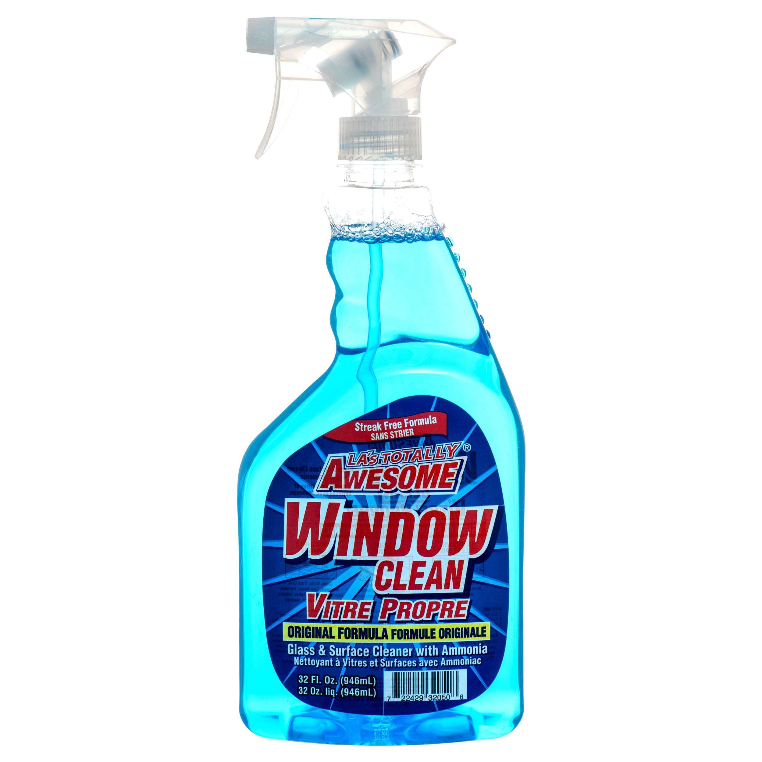 LA Totally Awesome Window Cleaner, 32 oz (12 Pack)