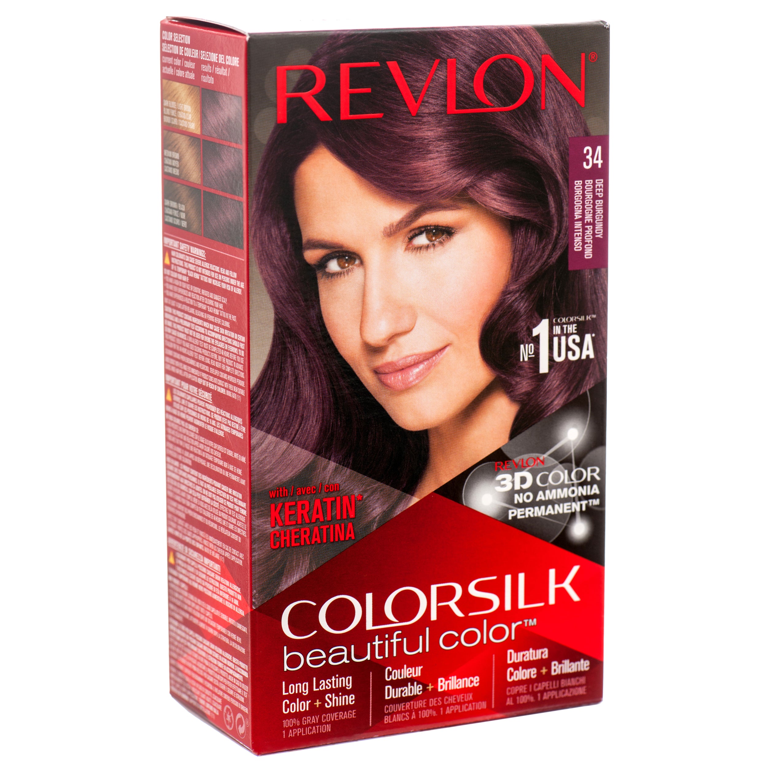 Colorsilk 34 #Deep Burgundy (Pack Of 3)