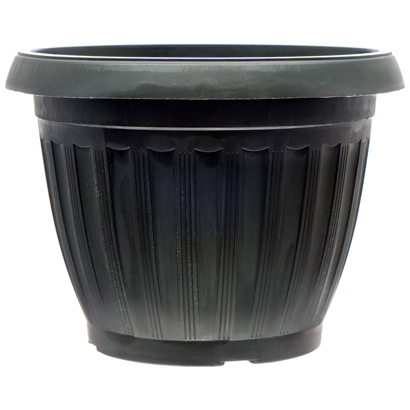 Round Plastic Planter, 12.5" (12 Pack)