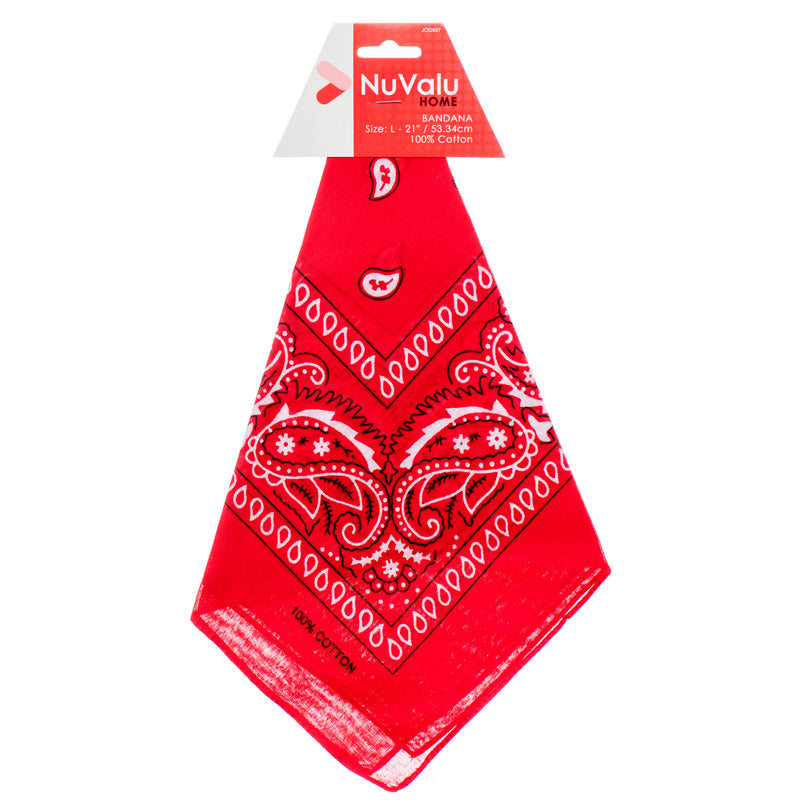 NuValu Red Bandana (12 Pack)