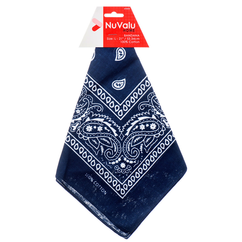 NuValu Navy Blue Bandana (12 Pack)