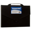Black Brief Case Document Holder w/ Handle (24 Pack)
