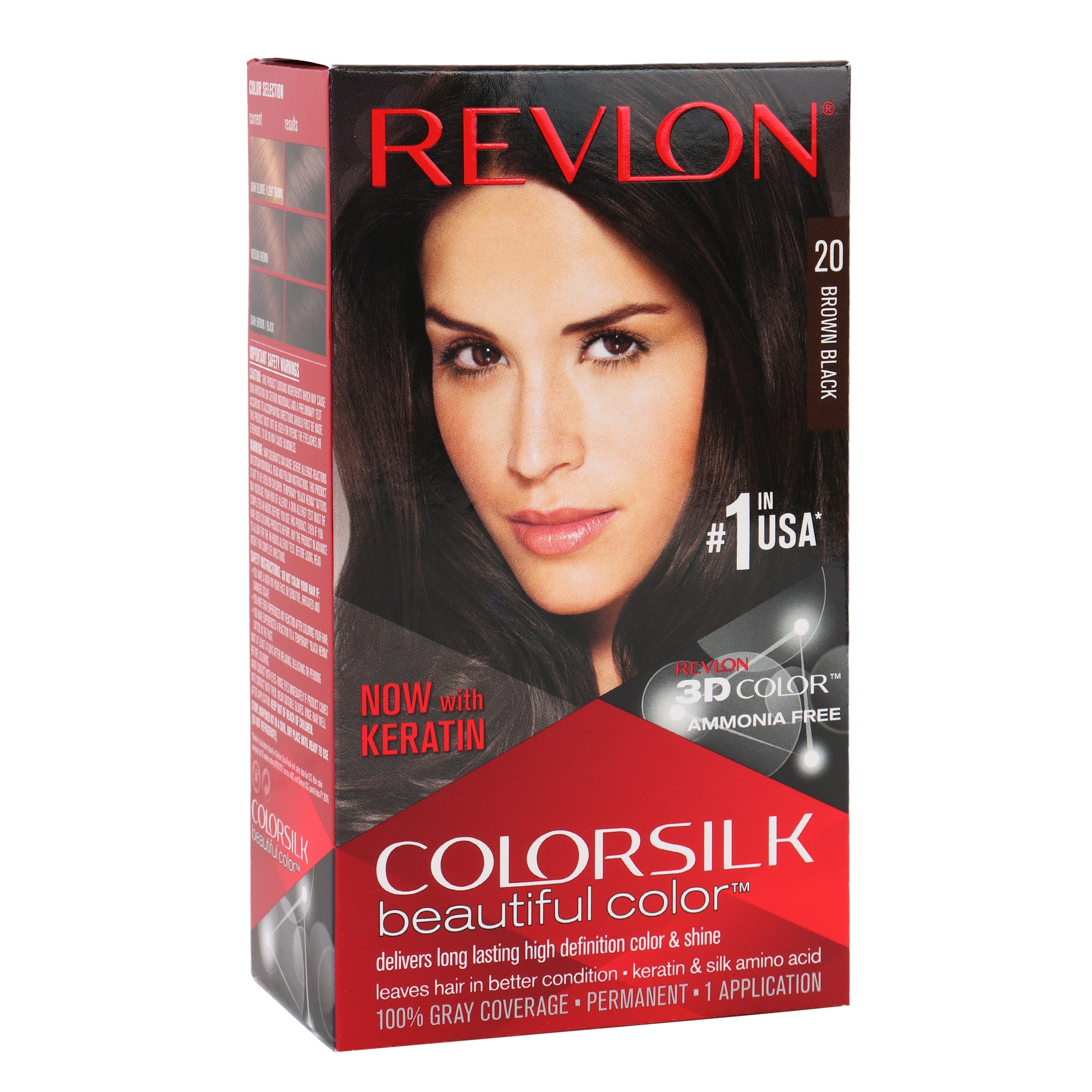 Colorsilk 20 #Brown Black (Pack Of 3)