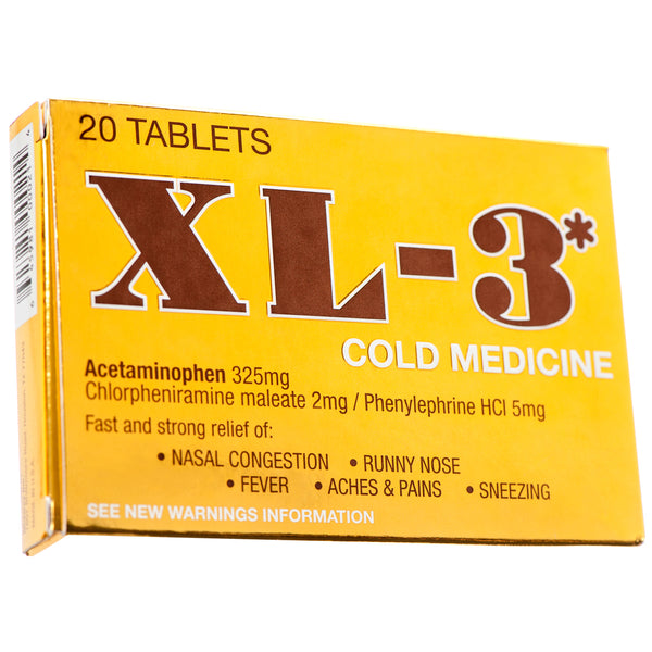 Xl-3 Cold Medicine 20Ct (24 Pack)