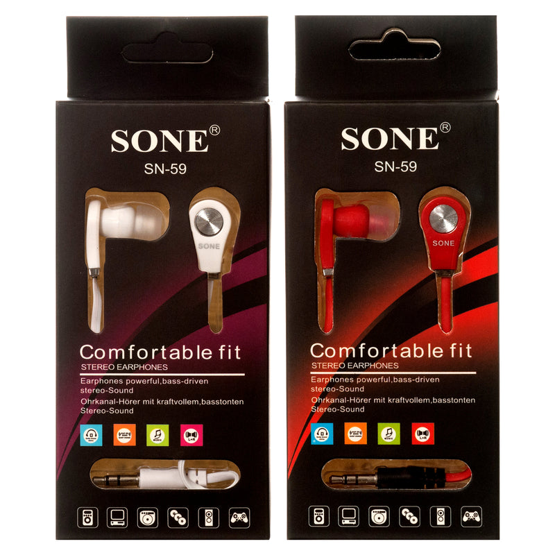 Ear Bud In Black Box Sone W/Asst Color