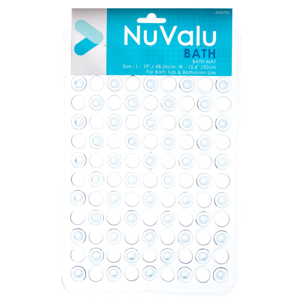 Nuvalu Bath Mat 12.6" X 19" 190G W/Asst Colors (24 Pack)