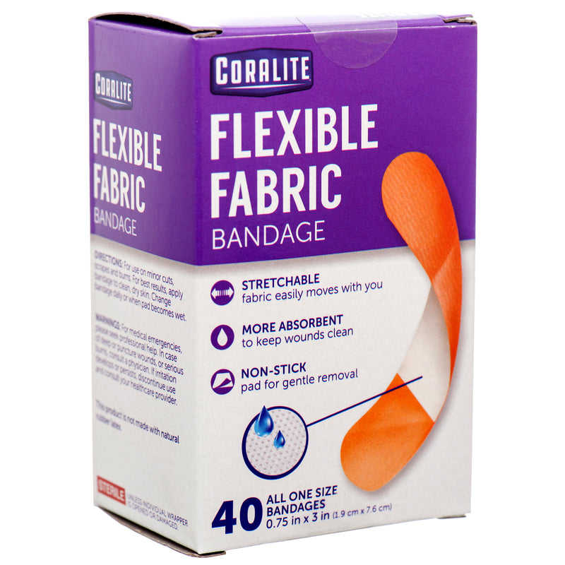 Coralite Bandage Flexible Fabric 40 Ct (24 Pack)