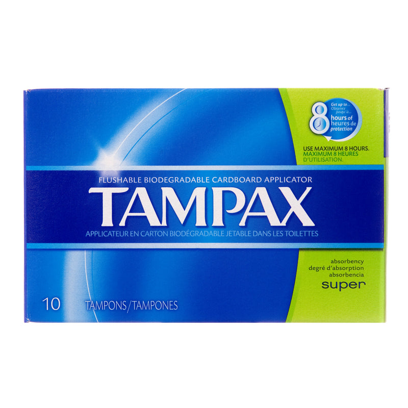 Tampax Tampons 10Ct Super (12 Pack)