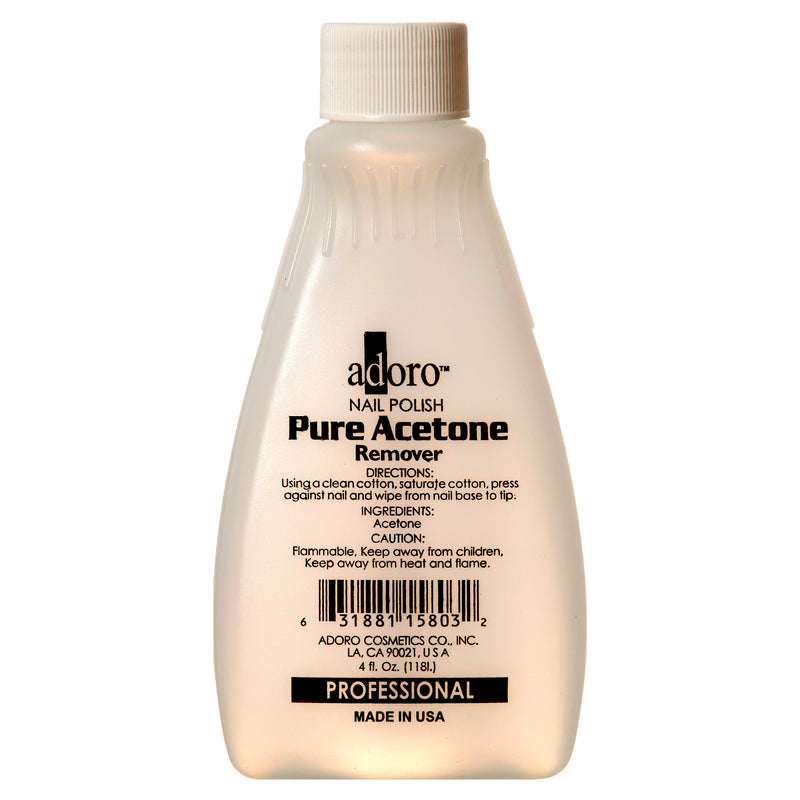 Nail Polish Remover, Pure Acetone, 4 oz (24 Pack)