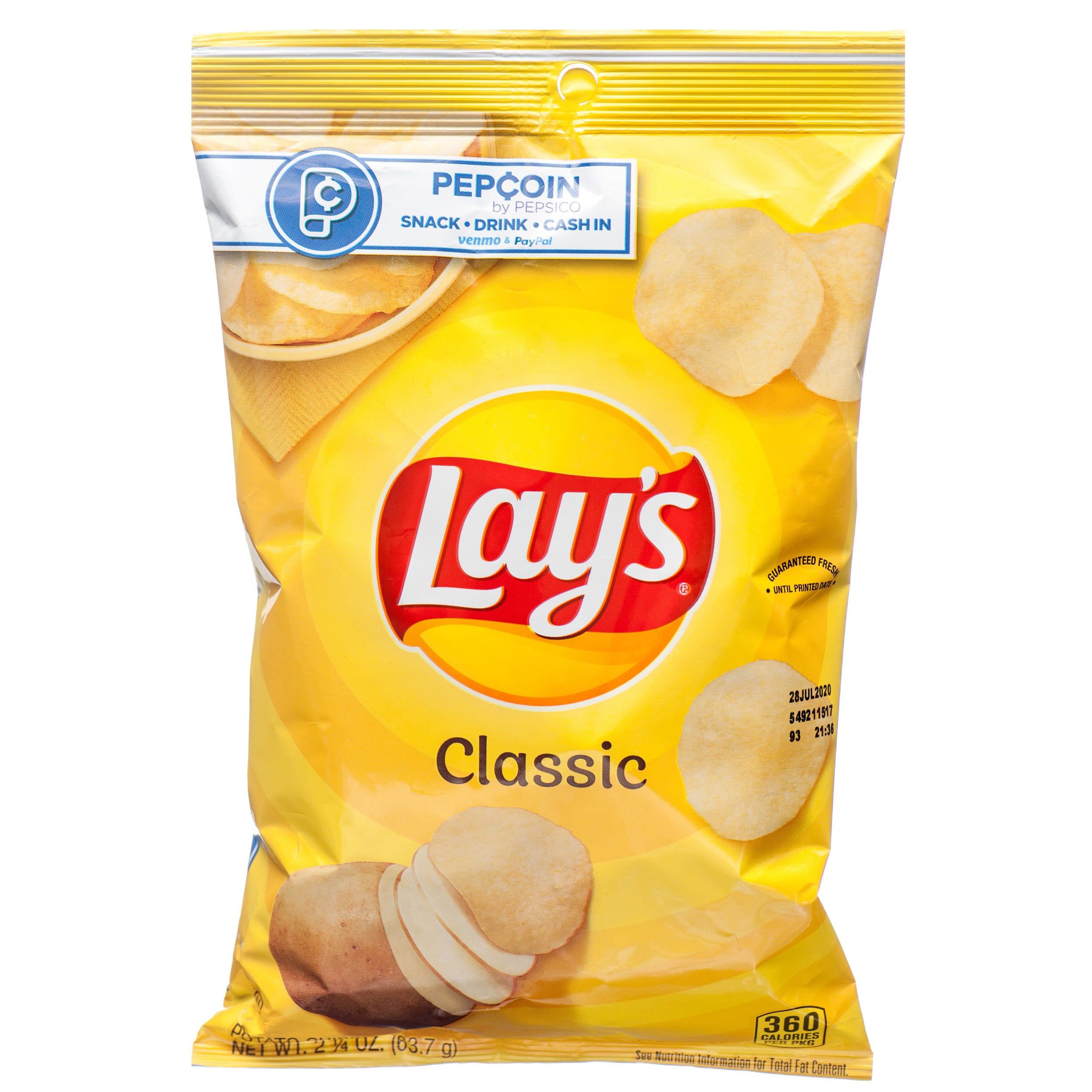 Lay's Classic Potato Chips, 2.25oz (24 Pack)