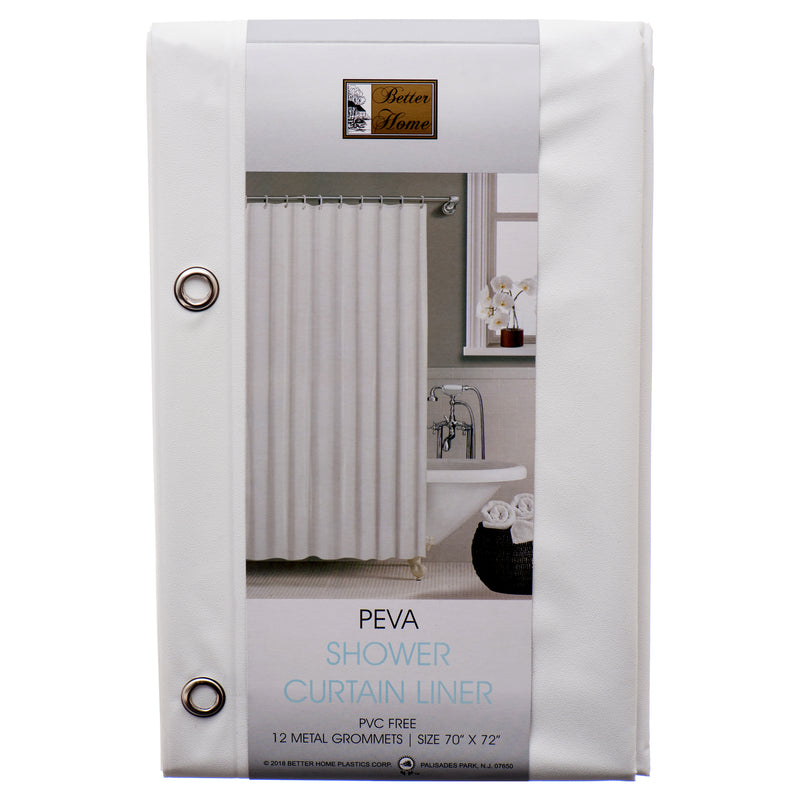 PEVA Heavyweight Shower Curtain Liner (6 Pack)