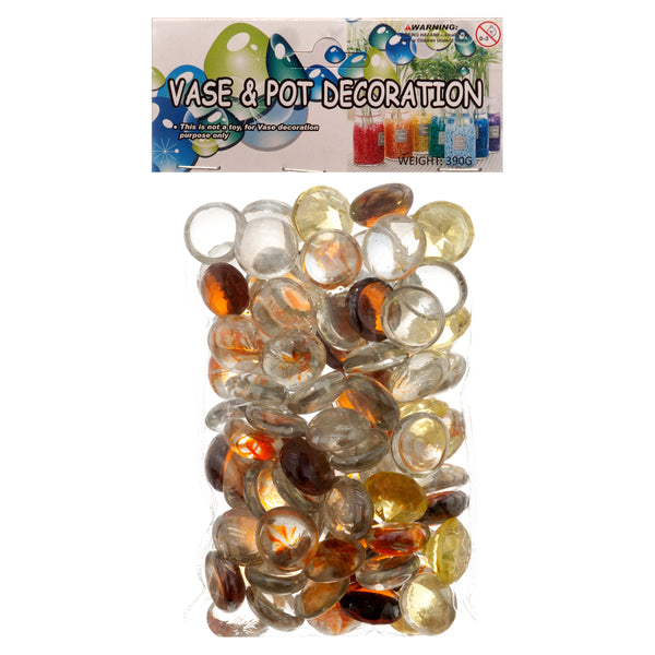 Decorative Marbles 12Oz W/Asst Colors (24 Pack)