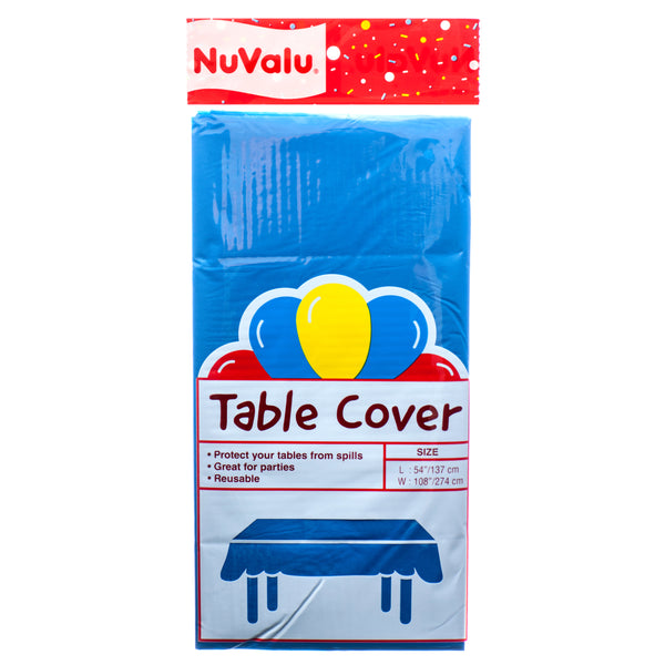 Nuvalu Table Cover R. Blue Peva 0.03Mm / 54 X 108" (24 Pack)
