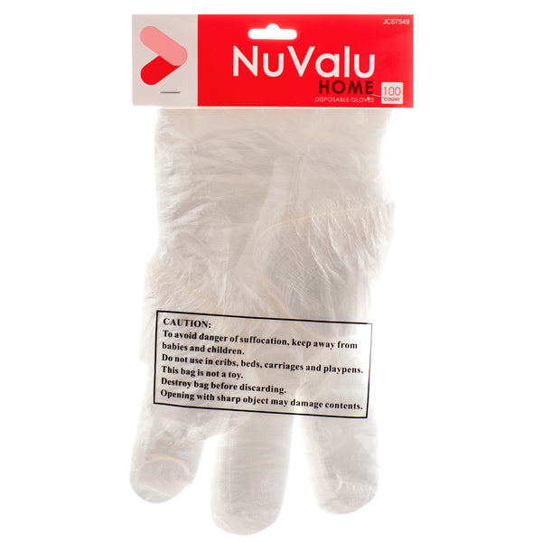 Disposable Gloves, 100 Count (24 Pack)