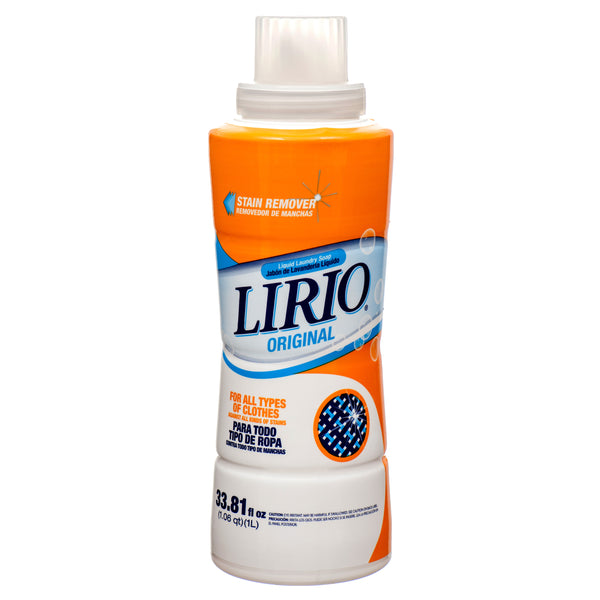 Lirio Liquid Laundry Detergent, Multipurpose, 1 L (12 Pack)