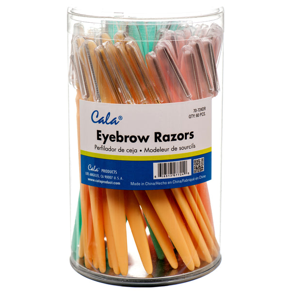 Eye Brow Razors Jar #Cala 70-724Dr (60 Pack)