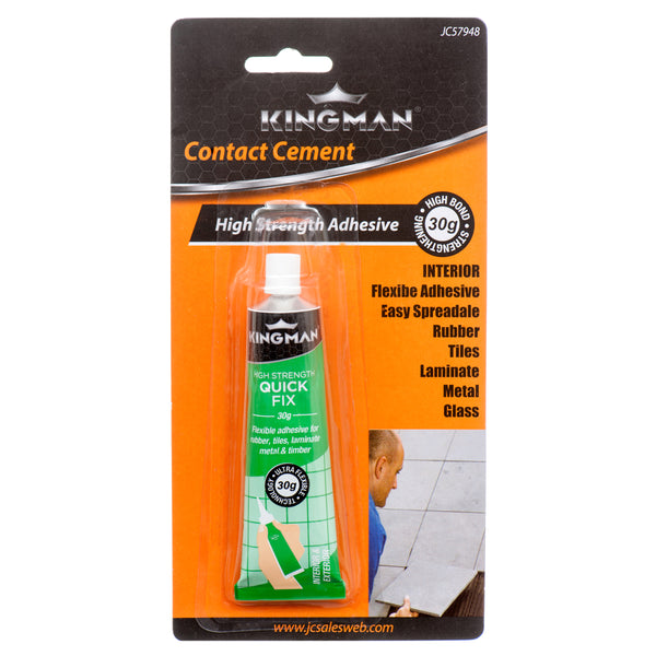 Kingman Contact Cement Glue 1 Oz. / 30Ml (24 Pack)