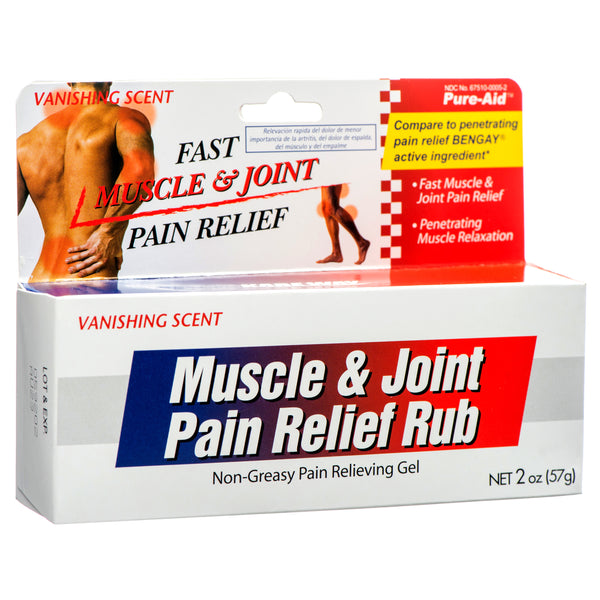 Muscle & Joint Pain Relief #Pure Aid (24 Pack)