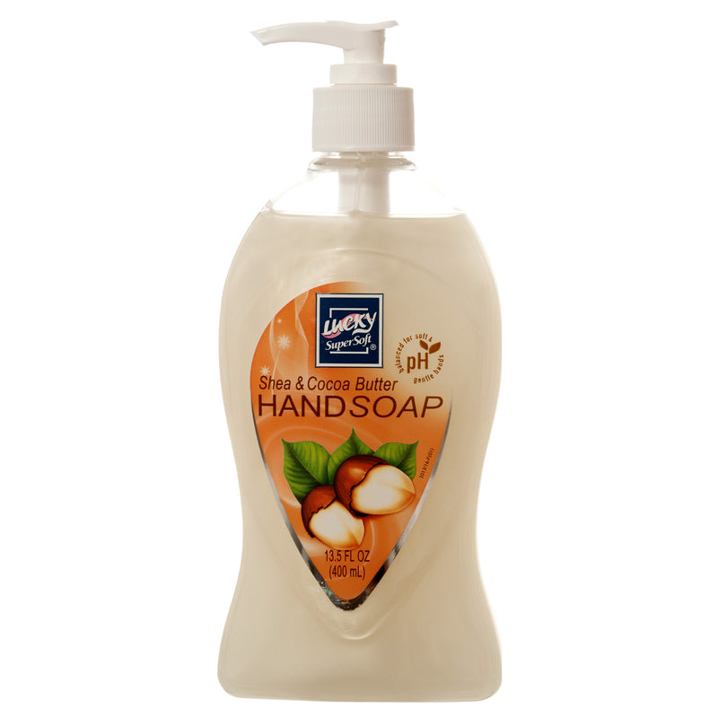 Lucky Hand Soap, Shea & Cocoa Butter, 13.5 oz (12 Pack)