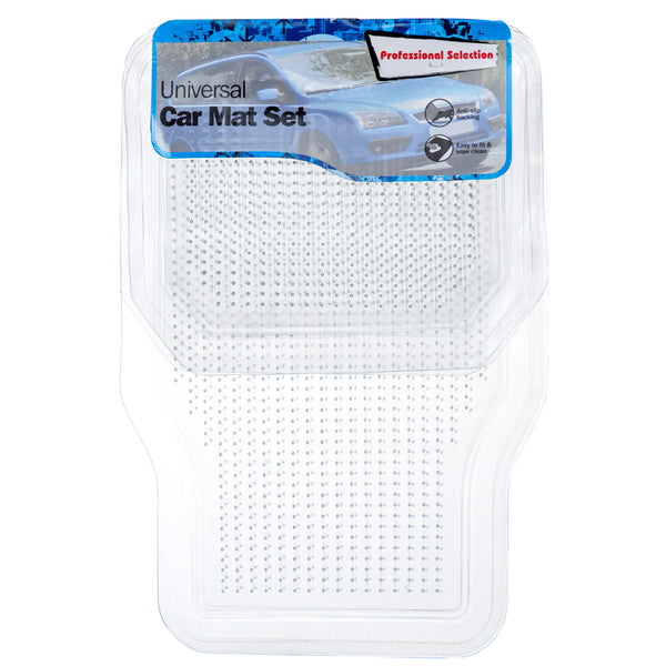 Auto Mat 4Pc Clear Front & Rear (12 Pack)