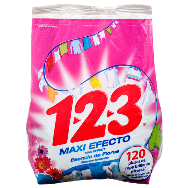 123 Laundry Detergent, Flower Essence, 31 oz (10 Pack)