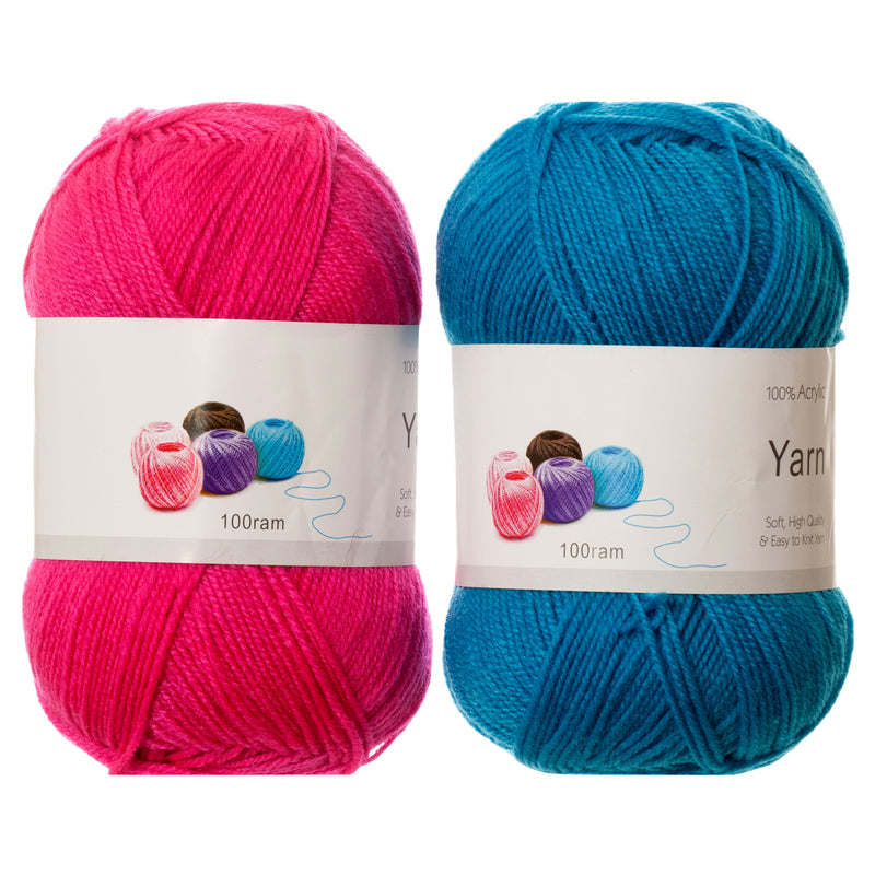 Yarn Asst Color 100Gram (24 Pack)