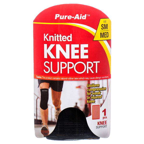 Pure-Aid Knee Support 1Pc Sm/Med (12 Pack)