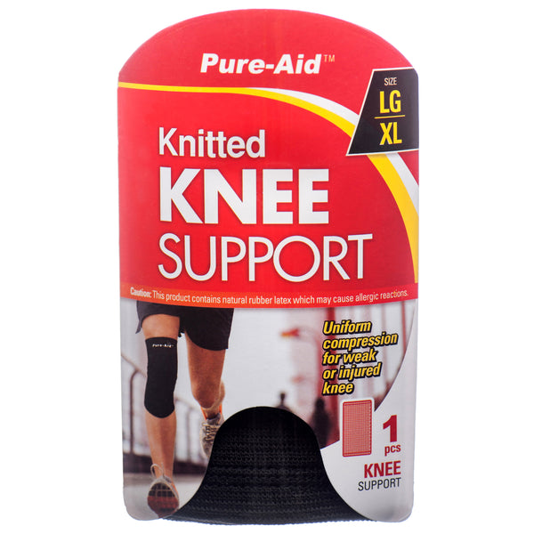 Pure-Aid Knee Support 1Pc Lg/Xl (12 Pack)