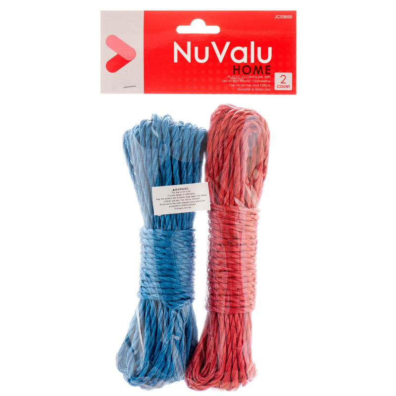 NuValu Clothesline, 2 Count, 50' (24 Pack)
