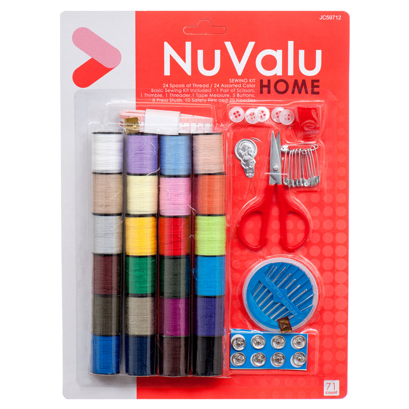 Nuvalu Sewing Tool 71Pc Set (24 Pack)
