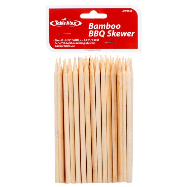 Table King Bbq Skewer Bamboo 5.91" 50Ct (24 Pack)