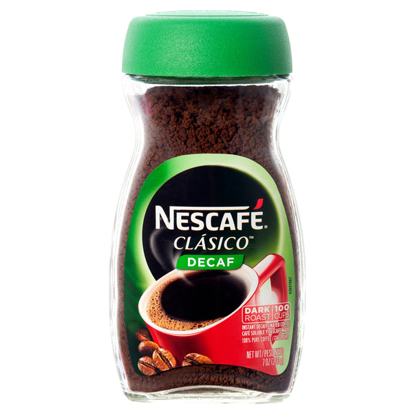 Nescafe Original Decaf Instant Coffee, Dark Roast, 7 oz (6 Pack)