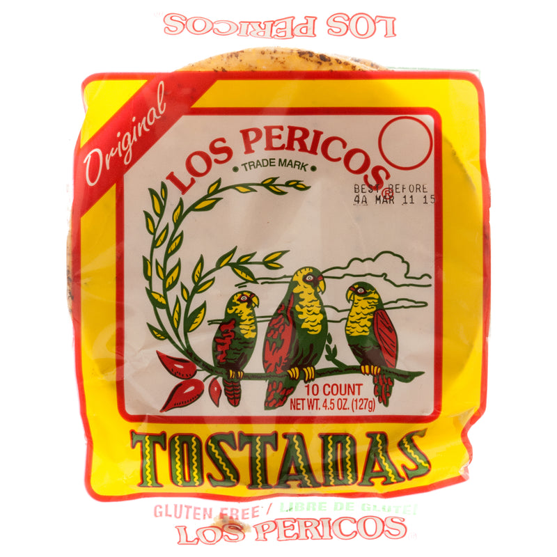 Los Pericos Corn Tostadas, 10 Count (15 Pack)