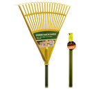 Kingman Plastic Garden Rake w/ Long Handle (24 Pack)