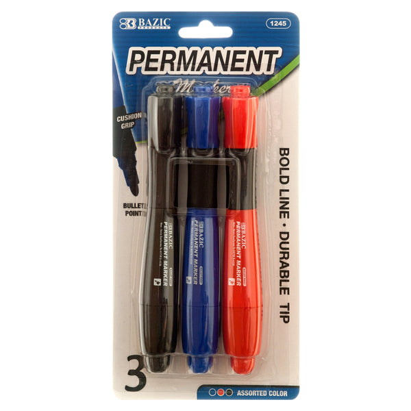 Bold Line Permanent Marker, 3 Count (24 Pack)