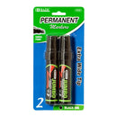 Jumbo Black Chisel Tip Marker, 2 Count (24 Pack)